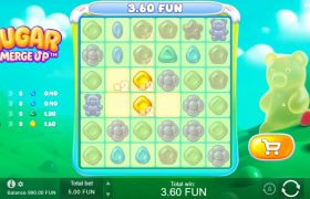 Screenshot from the New Sugar Merge Up Slot by BGaming