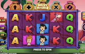Skärmbild av det nya spelet The Flintstones Rocky Riches från Blueprint Gaming