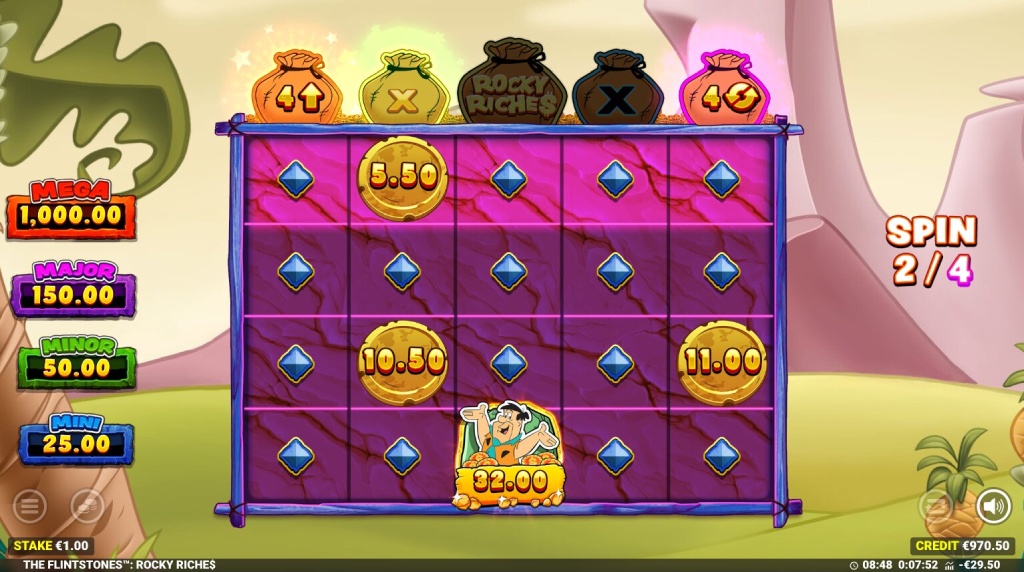 Screenshot from the Bonus Feature of The Flintstones Rocky Riches