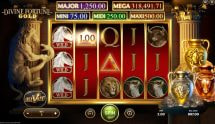 Screenshot from the New Divine Fortune Gold Slot by NetEnt
