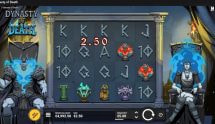 Screenshot from the New Dynasty of Death Slot by Hacksaw Gaming