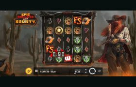 Screenshot from the New Epic Bullets and Bounty Slot by Hacksaw Gaming