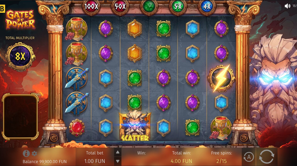 Screenshot from the Bonus Feature of Gates of Power