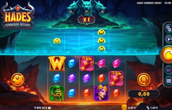 Screenshot from the New Hades Cerberus Riches Slot by Fantasma Games