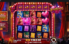 Screenshot from the New Heartbreakers Slot by Pragmatic Play