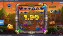 Screenshot from the New Huff N' Puff CollectR Slot by ELK Studios