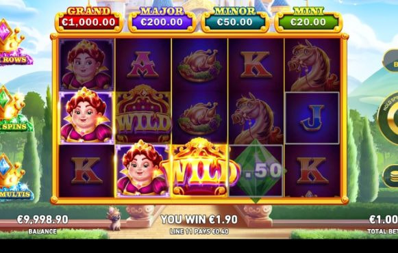 Screenshot from the New King Richwin Slot by Playtech