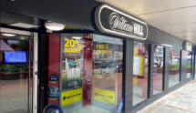 A William Hill betting shop window pictured in 2025.