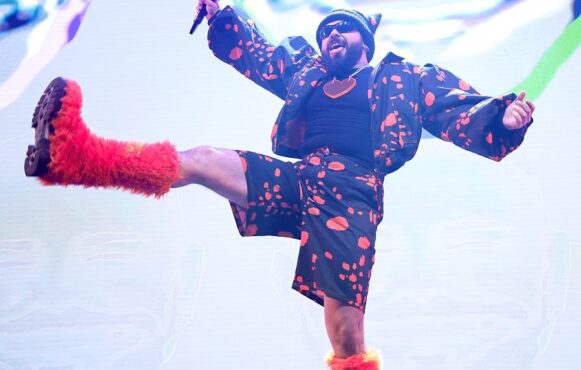 Akylas, who will represent Greece at the Eurovision Song Contest, performing at the 2026 London Eurovision Party.