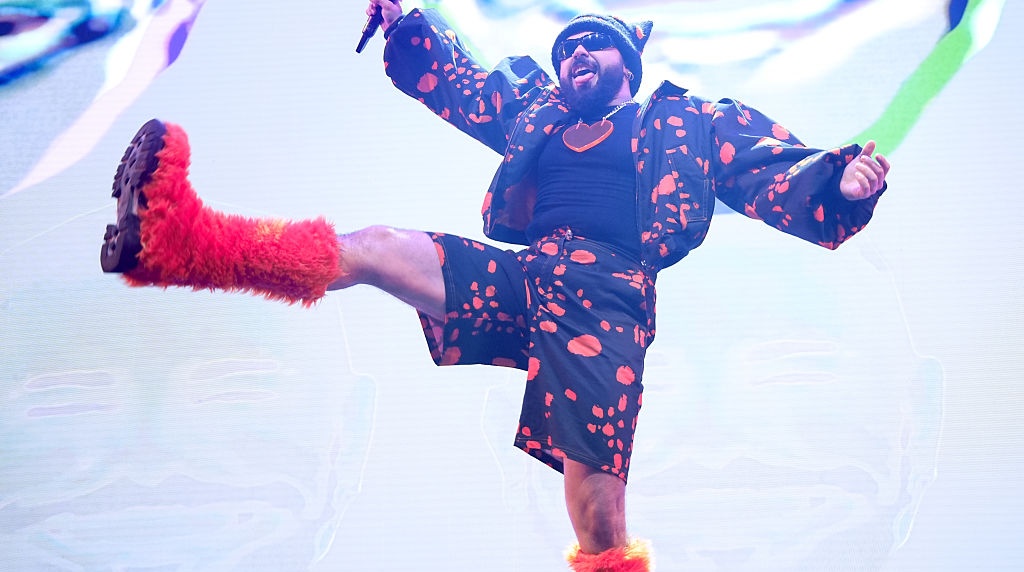 Akylas, who will represent Greece at the Eurovision Song Contest, performing at the 2026 London Eurovision Party.