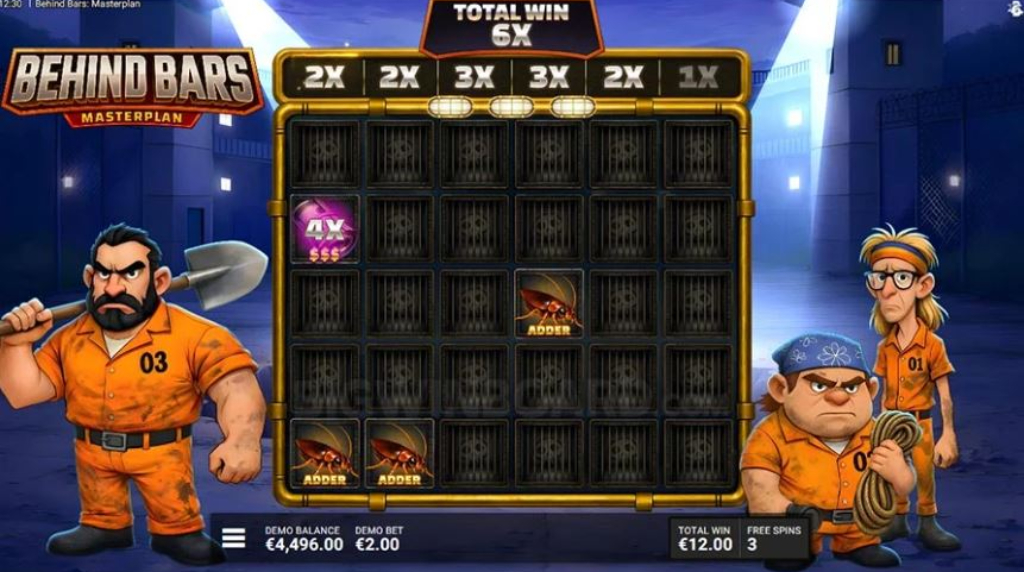 Screenshot of the Free Spins of Bullshark Games
