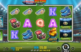 Screenshot from the New Big Bass Football Bonanza Slot by Pragmatic Play