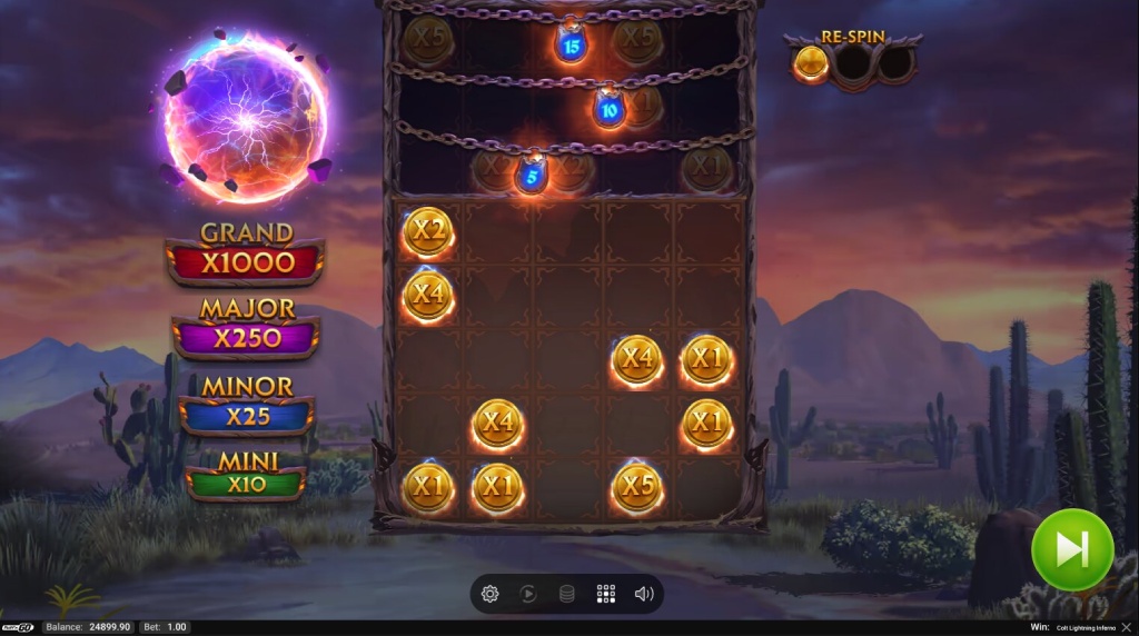 Screenshot from the Hold n' Load Feature of Colt Lightning Inferno