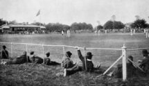 Cricket Seen Being Played at Dublin's Phoenix Park in 1912.