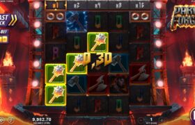 Screenshot from the New Dark Forge Slot by Slotmill