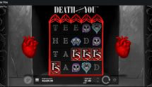 Screenshot from the New Death Becomes You Slot by Hacksaw Gaming