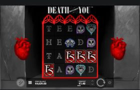 Screenshot from the New Death Becomes You Slot by Hacksaw Gaming
