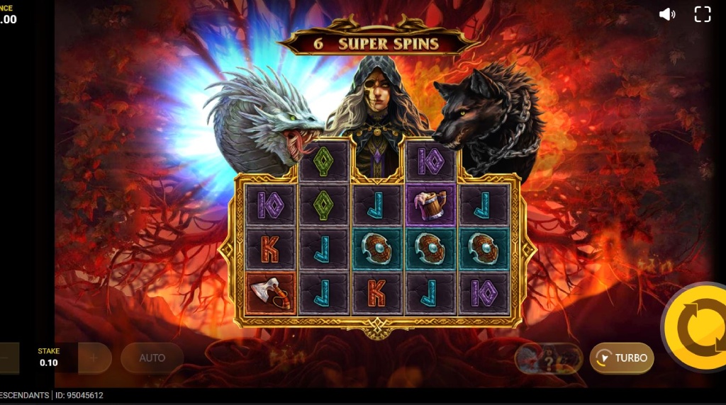 Screenshot of the Super Spins of Loki's Descendants