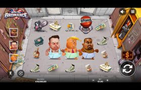 Screenshot from the New Mortal Bromance Slot by Shady Lady