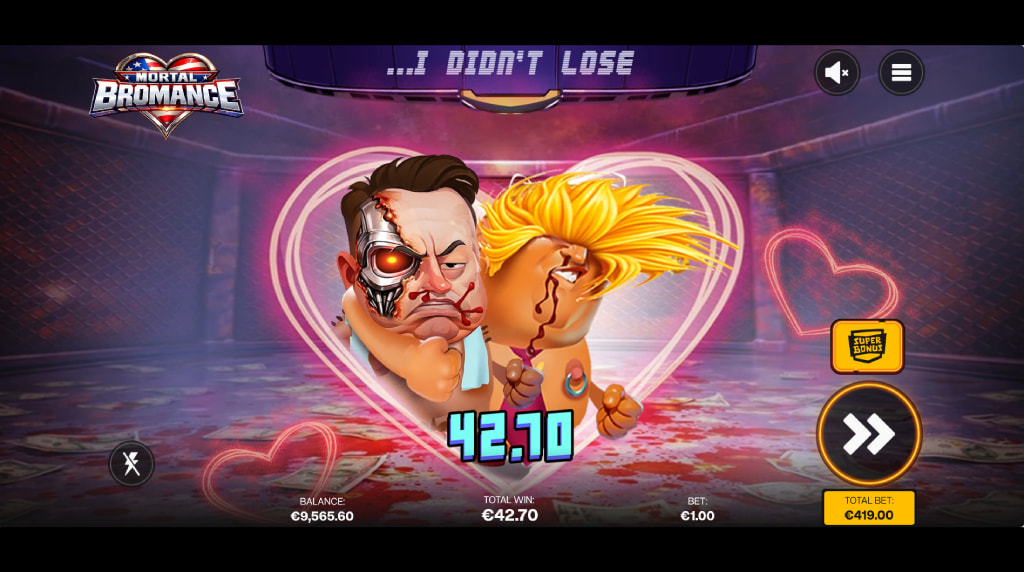 Screenshot from the Super Bronus of Mortal Bromance