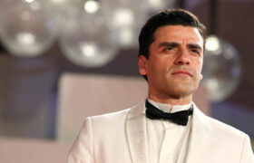 Oscar Isaac at the Venice Red Carpet of the movie 'The Card Counter'.