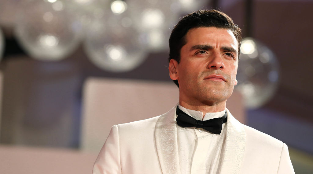 Oscar Isaac at the Venice Red Carpet of the movie 'The Card Counter'.