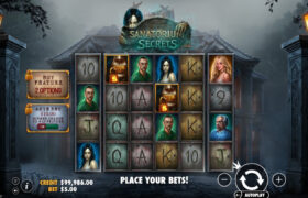 Screenshot from the New Sanatorium Secrets Slot by Pragmatic Play