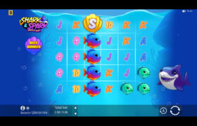 Screenshot from the New Shark & Spark Slot by BGaming
