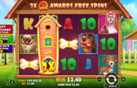 Screenshot from the New The Big Dog House Slot by Pragmatic Play