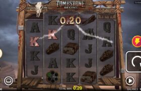 Screenshot from the New Tombstone Begins Slot by Nolimit City