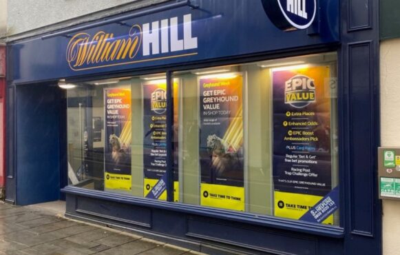 The Exterior of a William Hill Betting Shop