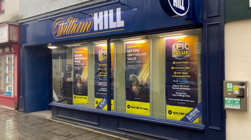 The Exterior of a William Hill Betting Shop