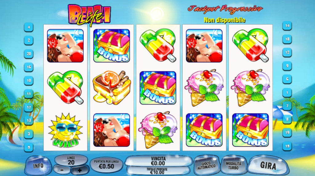 Beach Life di Playtech