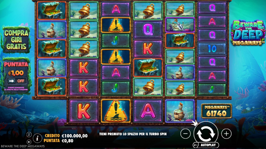 Beware the Deep Megaways di Pragmatic Play
