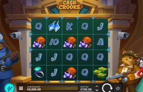 Screenshot from the New Cash Crooks Slot by Hacksaw Gaming