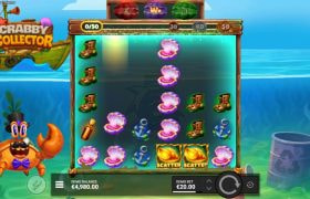 Screenshot fra den Nye Crabby Collector Slot af Bullshark Games