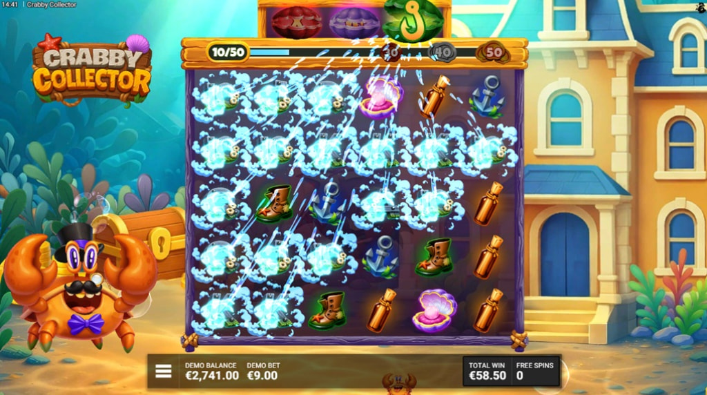 Skærmbillede af Remove Low Symbols funktionen i Crabby Collector