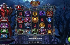 Screenshot della nuova slot Cursed Moon Power Collection di Play’n GO