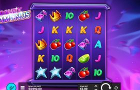 Screenshot from the Dandy Diamonds slot by Hacksaw Gaming