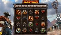Screenshot from the new Dead By Noon slot by Hacksaw Gaming