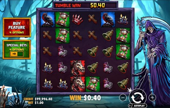 Screenshot from the New Death Dominion Slot by Pragmatic Play