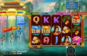 Screenshot fra den Nye Dragon’s Gate Bonus Choice Slot af Pragmatic Play
