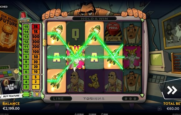 Screenshot fra den Nye Enriched Slot af Wicked Games