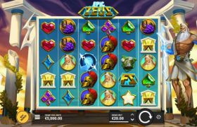 Screenshot della nuova slot Epic Ze Zeus di Hacksaw Gaming