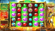 Screenshot fra den Nye Fury of Anubis Slot af Pragmatic Play