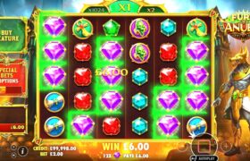 Screenshot fra den Nye Fury of Anubis Slot af Pragmatic Play