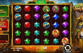 Screenshot van de nieuwe Fury of Anubis slot van Pragmatic Play