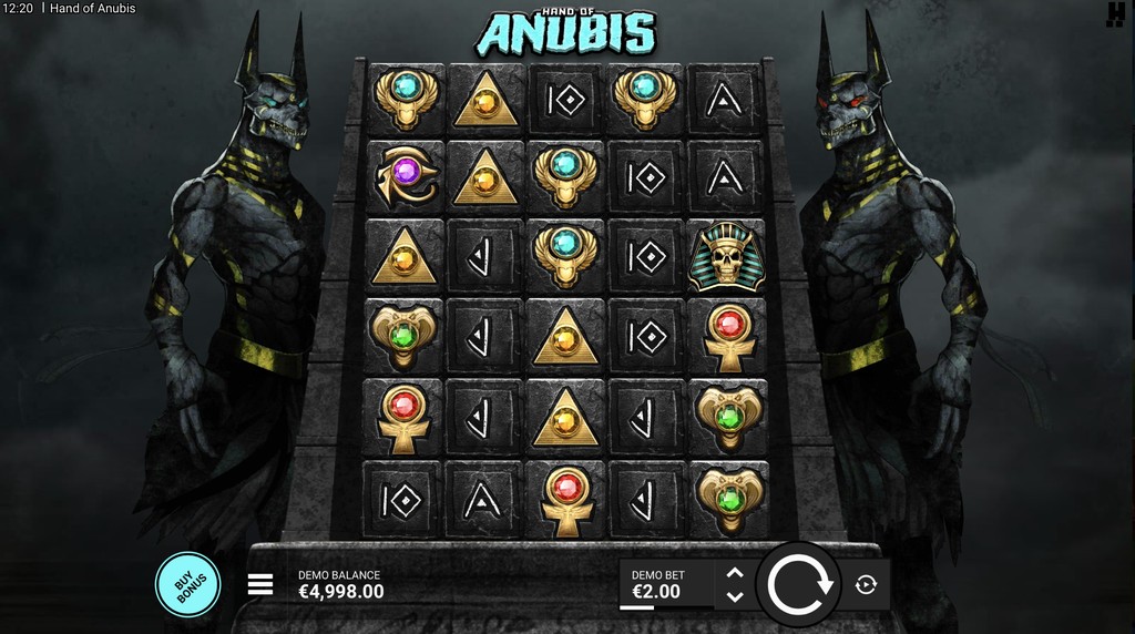 Screenshot from the Hand of Anubis by Hacksaw Gaming game