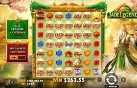 Screenshot fra den Nye Jade Legends Slot af Pragmatic Play