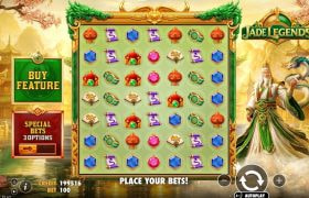 Screenshot van de nieuwe Jade Legends slot van Pragmatic Play